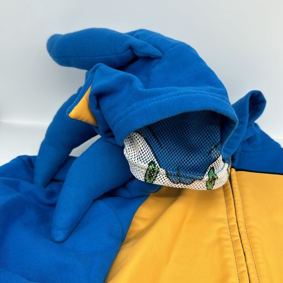 Kids Sonic the Hedgehog sweatshirt with hood and built in mask SEGA - Size 7 - Picture 2 of 5